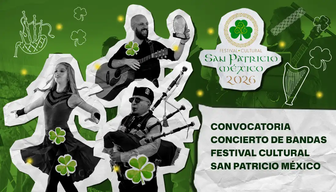Concierto de bandas Festival Cultural San Patricio México 2026