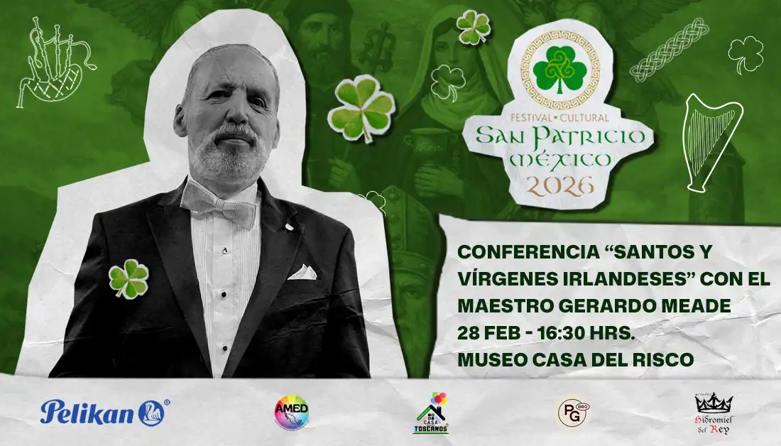 Conferencia “Santos y vírgenes irlandeses” con el maestro Gerardo Meade